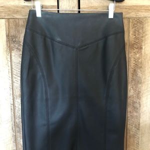 Express Leather Skirt